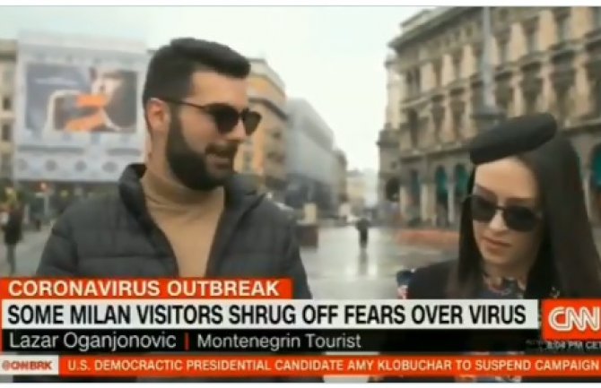 Nađa i Lazar ne mare za koronu, uživaju u Milanu: Mi smo jaki, virusi nam ne mogu ništa(VIDEO)