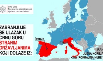 Zabranjeni dolasci iz Španije, Italije, Irana...