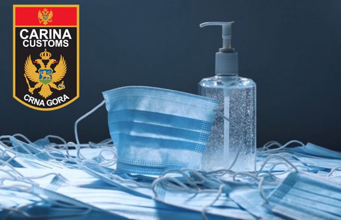 BP: Uprava carina donirala Timu za zaštitu i spašavanje sredstva za dezinfekciju