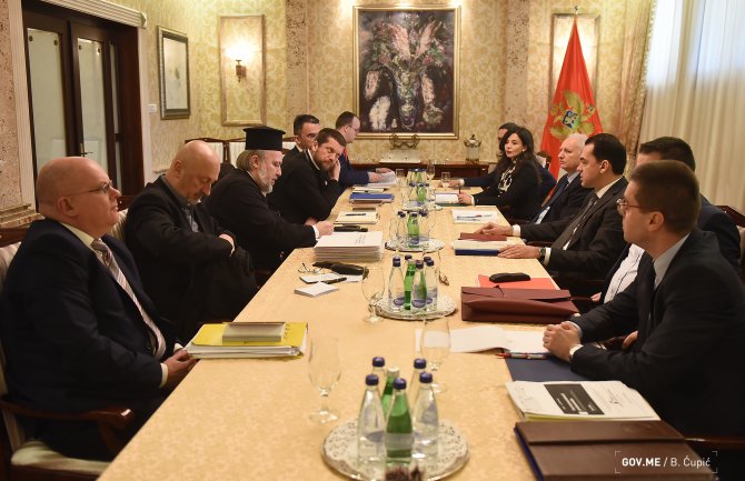 Odložen sastanak Vlade i Mitropolije zbog ukupnih uvedenih zdravstveno-bezbjednosnih mjera