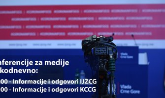 Od sjutra konferencije za medije dva puta dnevno