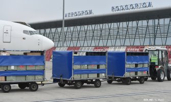 U Crnu Goru stigao novi najavljeni kontigent donirane medicinske i zaštitne opreme