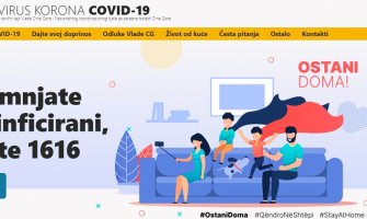 Od danas dostupan sajt coronainfocg.me, zvaničan kanal komunikacije sa građanima