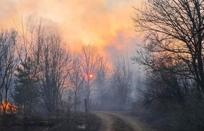 Požar se ne stišava kod Černobilja, raste strah od radijacije