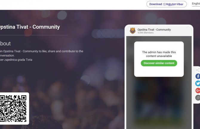 Tivat: Viber zajednica opštine značajan izvor informacija