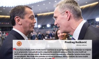 Boškovć: Nadamo se da pomoć NATO-a neće trebati