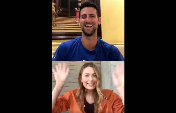 Šarapova: Častio si me večerom, bio si moj fan (VIDEO)