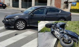 Bar: U udesu teško povrijeđen motociklista