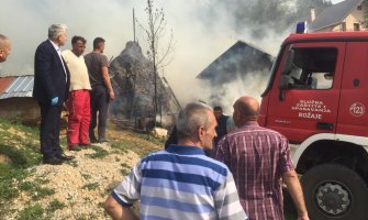 Požari na 18 lokacija u Rožajama, izgorjele dvije kuće, brenta, pomoćni objekat, požar i u školi