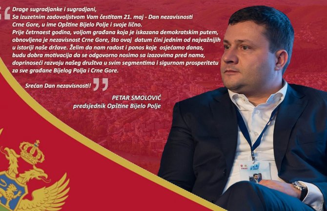 Smolović: Da nam radost i ponos koje osjećamo danas budu dobra motivacija da se odgovorno nosimo sa izazovima pred nama