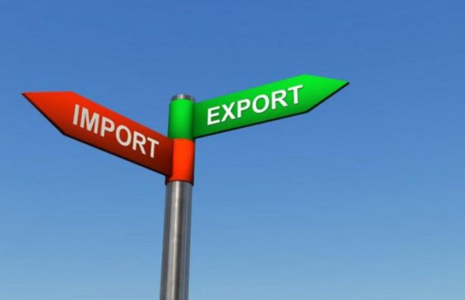 Spoljnotrgovinska razmjena za četiri mjeseca preko 800 miliona eura