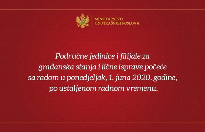 Počinju šalteri: Od sjutra možemo po lična dokumenta