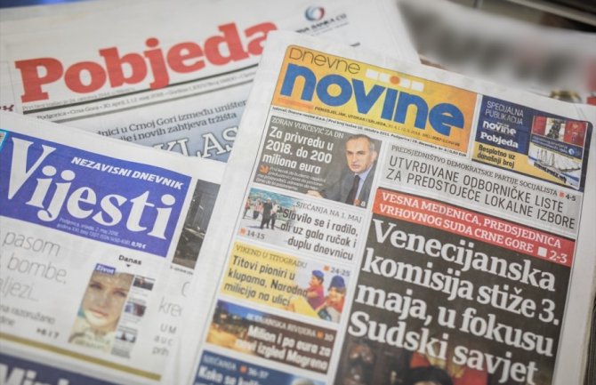 Tokom epidemije Vlada CG finansijski pomogla medijima