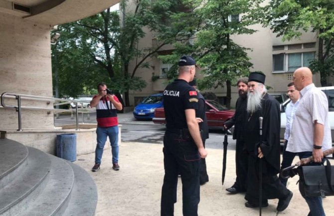 Amfilohije na informativnom razgovoru u CB Podgorica