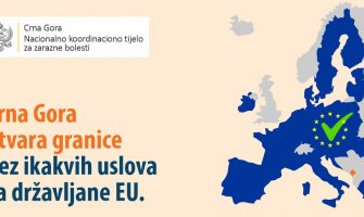 CG otvara granicu za državljane Evropske unije: Nema testova, karantina...