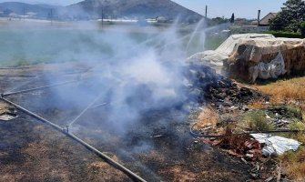 U Podgorici u poslednja 24 sata vatrogasci imali 14 intervencija, ugasili sedam požara