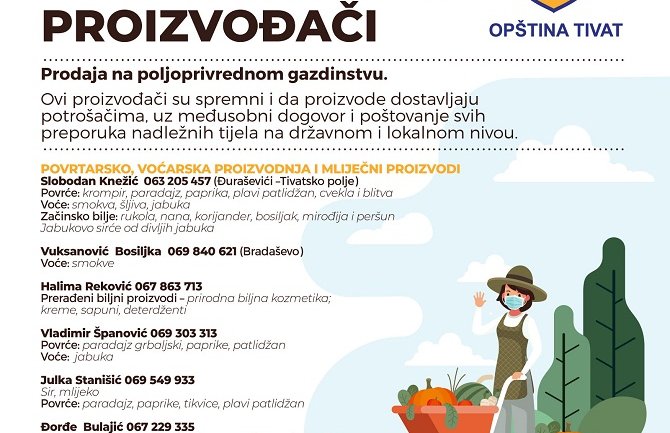 Podrška malim poljoprivrednim proizvođačima iz Tivta