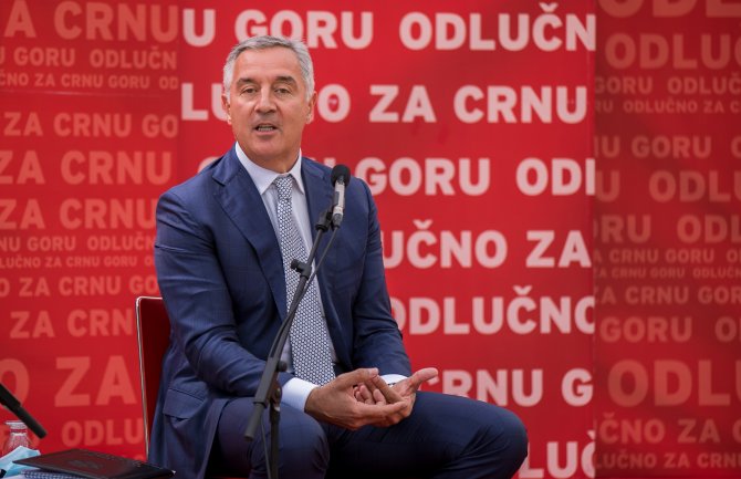 Đukanović:  DPS za svakog odgovornog i zdravomislećeg građanina Crne Gore logičan izbor