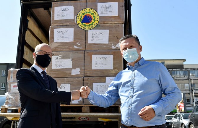 Uručena medicinska zaštitna oprema koju je Republika Slovenija donirala Crnoj Gori