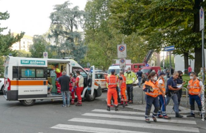 Eksplozija gasa u Milanu, povrijeđeno šest osoba