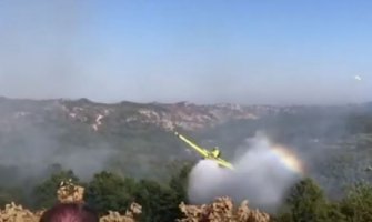 Požar u Ulcinju pod kontrolom: U akciji učestvovalo 25 vatrogasaca, tri aviona MUP-a