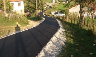 Asfalt stigao do Trubine