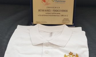  Brčvak donirao zaštitne maske Komori fizioterapeuta Crne Gore