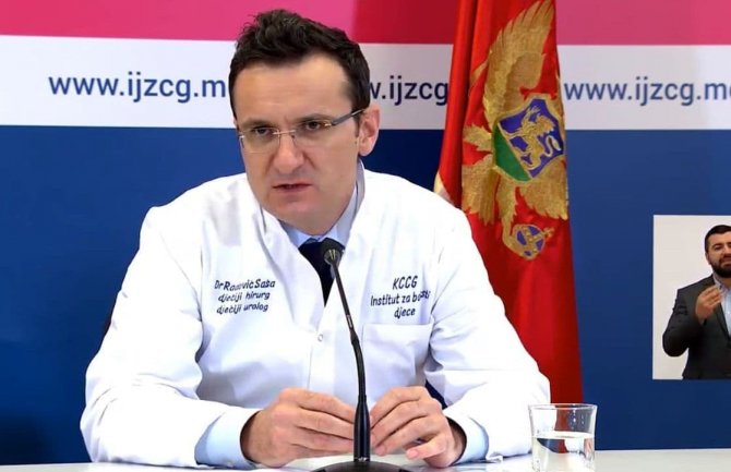 Radović: Od Kovida se liječi beba od tri i po mjeseca