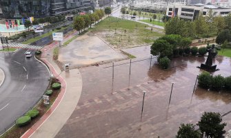 U Podgorici nevrijeme: Padao grad, dio grada ostao bez struje (VIDEO)