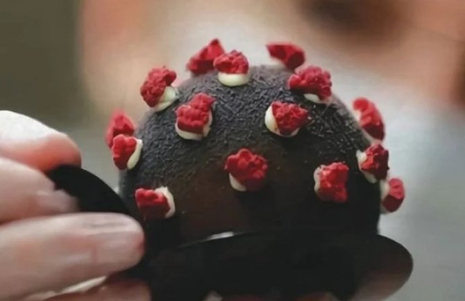 Restoran u Pragu nudi desert u obliku koronavirusa koji pokazuje da nije sve izgubljeno