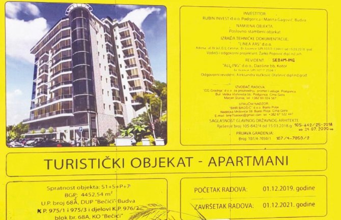 Vujičić: najsigurnije nelegalno graditi uz pomoć Direktorata za inspekcijske poslove i  tužilaštva