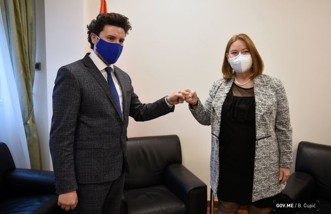 Abazović sa Rajnke: Podrška SAD-a od presudne važnosti za sve naše uspjehe