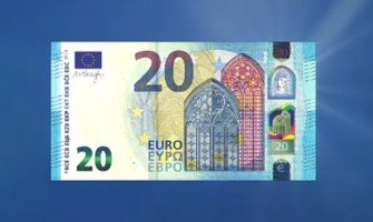 Novčanice od 20 eura biće izmijenjene od 2021.