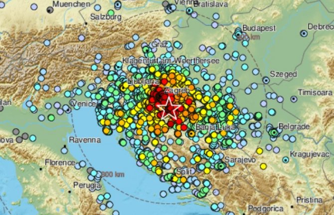 Novi jači zemljotres u okolini Siska i Petrinje, 57. u poslednja 73 časa 