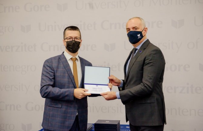 Doc. dr Martin Ćalasan dvostruki dobitnik Priznanja Univerziteta Crne Gore