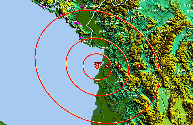 Zemljotres u Albaniji, osjetio se i u Crnoj Gori
