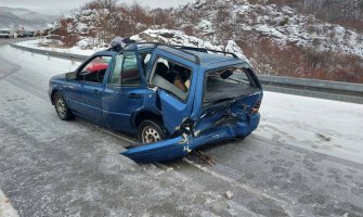 Udes na Obzovici: Sudarila se tri vozila, nema povrijeđenih(FOTO)