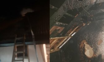 Bijelo Polje: Vatra uništila potkrovlje porodične kuće Obradovića