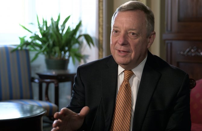 Senator Durbin nije davao izjave za crnogorske medije