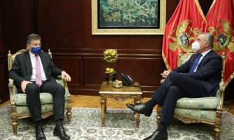 Đukanović: Lajčak potvrđeni prijatelj Crne Gore