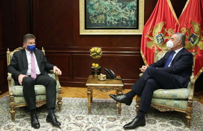 Đukanović: Lajčak potvrđeni prijatelj Crne Gore