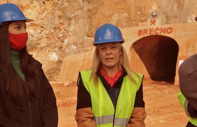 Damjanović obišla Rudnik boksita: Privrednicima olakšice kako bi stimulisali novo zapošljavanje