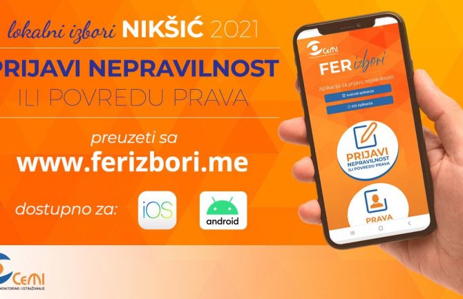 Građani putem aplikacije mogu da prijave izborne nepravilnosti i kršenja biračkih prava