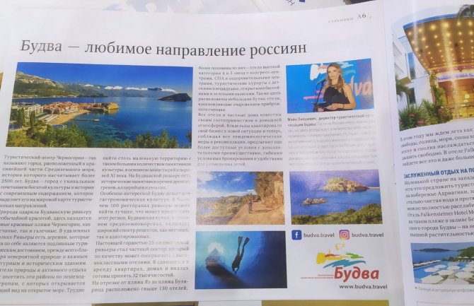 Veliko interesovanje Rusa za odmor u Budvi