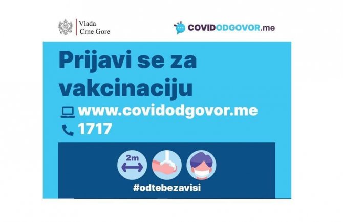 Poziv za prijavu za vakcinaciju i na televizijama: Borba u kojoj cijela zajednica nosi veliku odgovornost