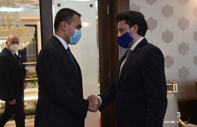 Puna podrška Italije u evropskim integracijama Crne Gore