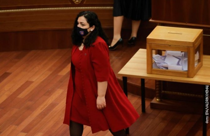 Vjosa Osmani izabrana za predsjednicu Kosova