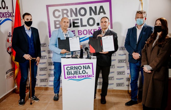 URA potpisala memorandum sa Bokeškim forumom za predstojeće izbore u Herceg Novom