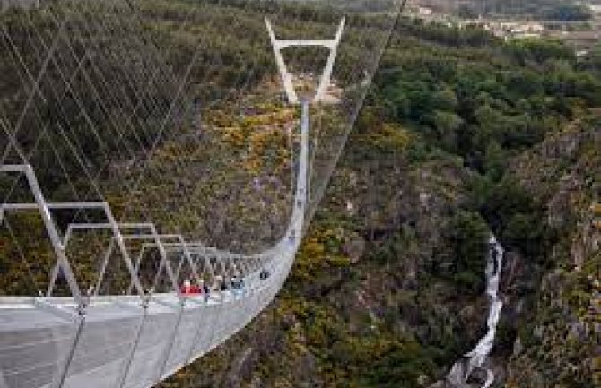 Otvoren najduži viseći pješački most na svijetu, atrakcija vrijedna 2,3 miliona eura(VIDEO)