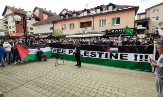U Rožajama održan skup podrške Palestini 
